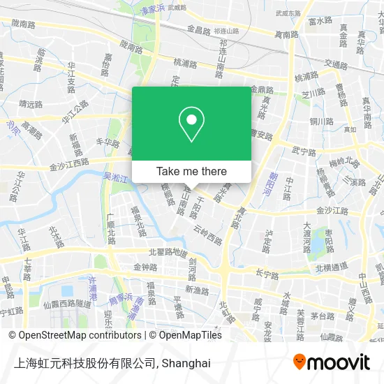 上海虹元科技股份有限公司 map