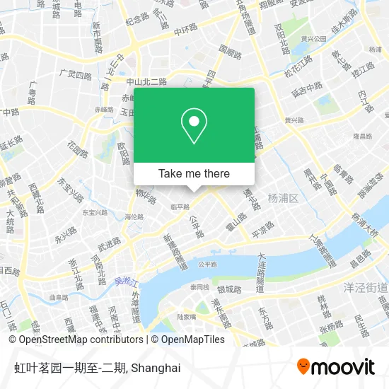 虹叶茗园一期至-二期 map