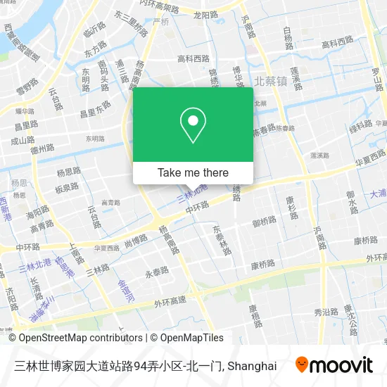 三林世博家园大道站路94弄小区-北一门 map