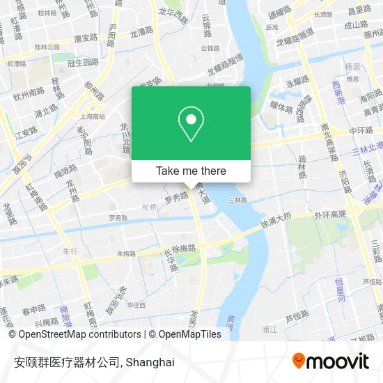 安颐群医疗器材公司 map