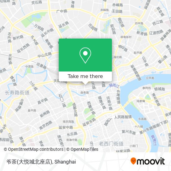 爷茶(大悦城北座店) map