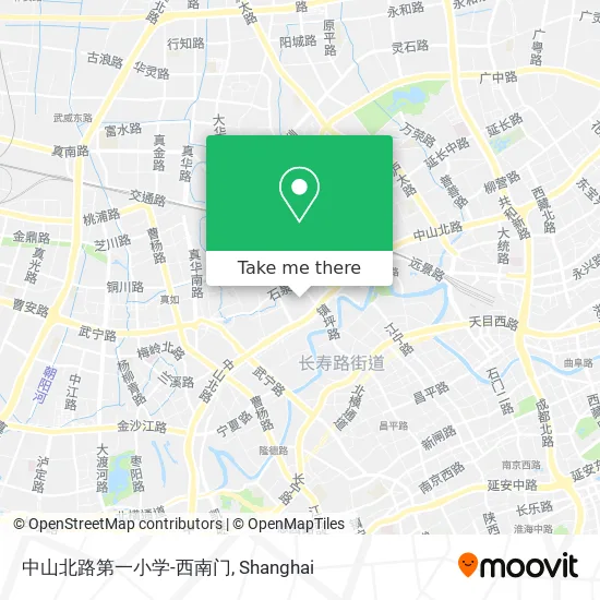 中山北路第一小学-西南门 map