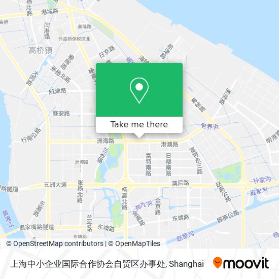 上海中小企业国际合作协会自贸区办事处 map