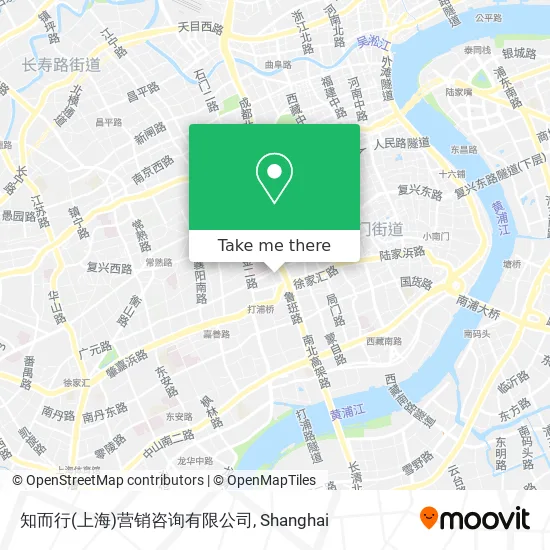 知而行(上海)营销咨询有限公司 map