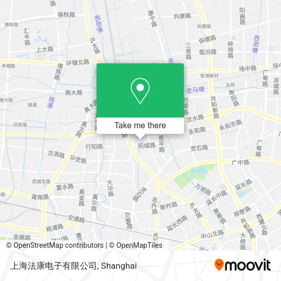上海法康电子有限公司 map