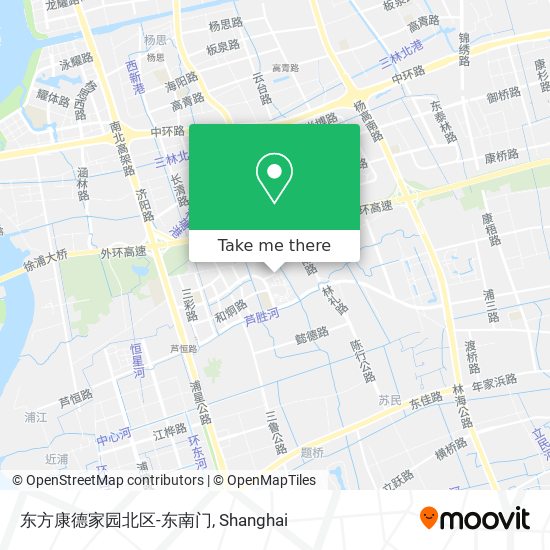 东方康德家园北区-东南门 map