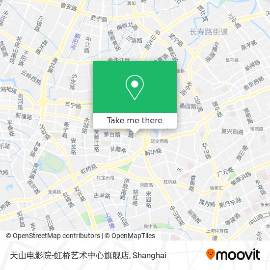 天山电影院-虹桥艺术中心旗舰店 map