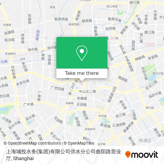 上海城投水务(集团)有限公司供水分公司曲阳路营业厅 map