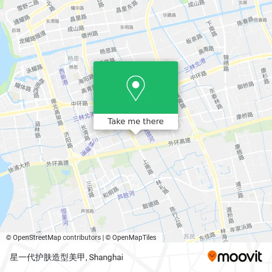 星一代护肤造型美甲 map