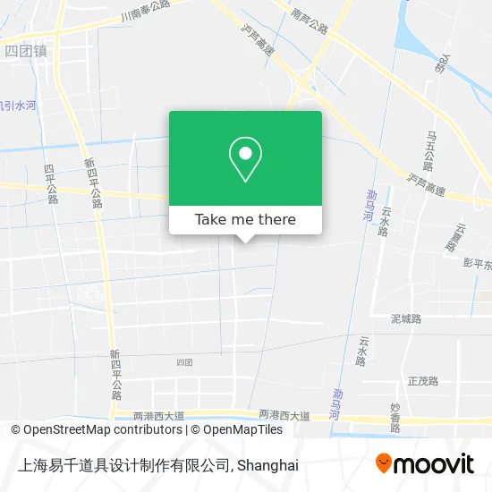 上海易千道具设计制作有限公司 map