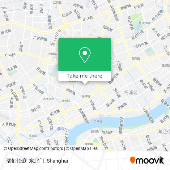 瑞虹怡庭-东北门 map