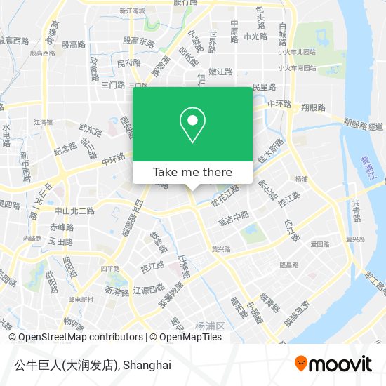 公牛巨人(大润发店) map