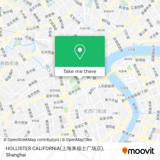 HOLLISTER CALIFORNIA(上海来福士广场店) map