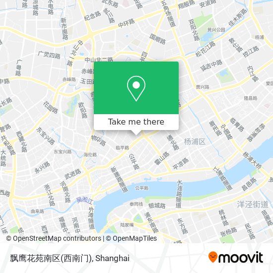 飘鹰花苑南区(西南门) map