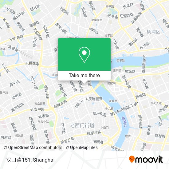汉口路151 map
