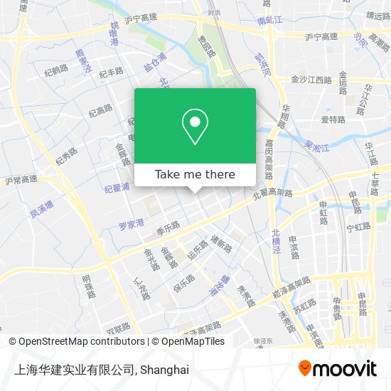 上海华建实业有限公司 map