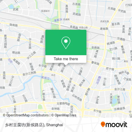 乡村豆腐坊(新侯路店) map