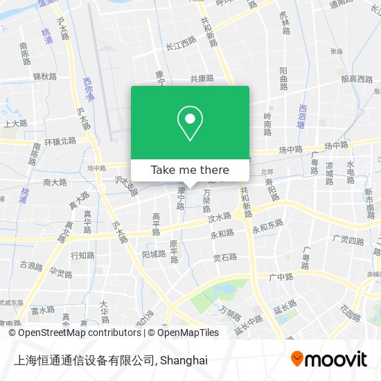 上海恒通通信设备有限公司 map