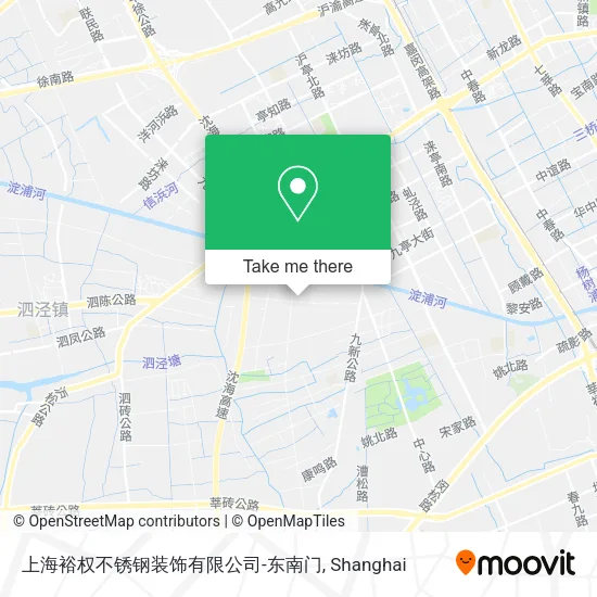 上海裕权不锈钢装饰有限公司-东南门 map