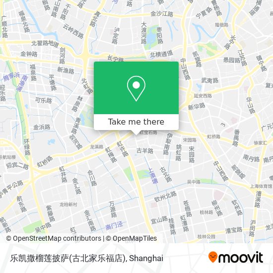 乐凯撒榴莲披萨(古北家乐福店) map