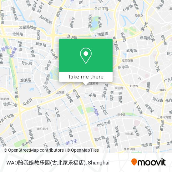 WAO陪我娱教乐园(古北家乐福店) map