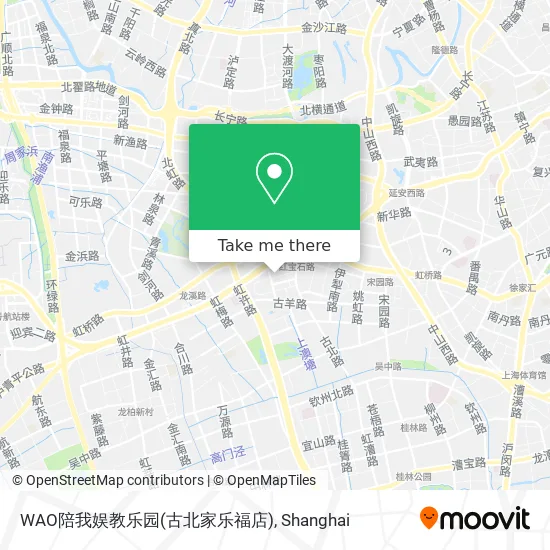 WAO陪我娱教乐园(古北家乐福店) map