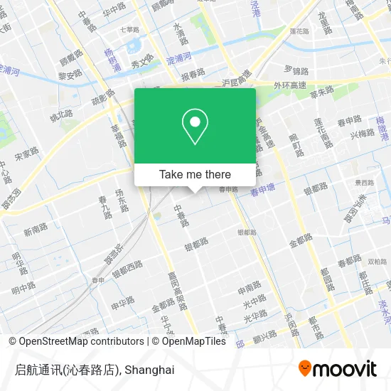 启航通讯(沁春路店) map