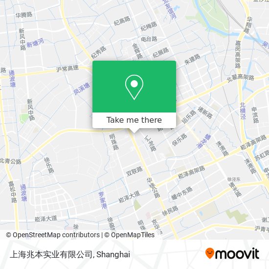 上海兆本实业有限公司 map