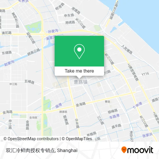 双汇冷鲜肉授权专销点 map