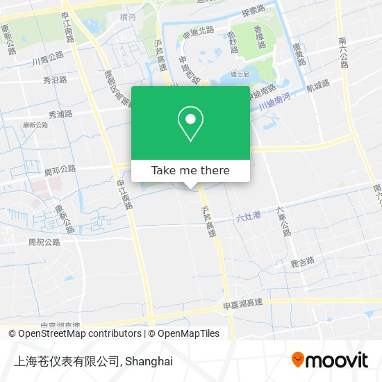 上海苍仪表有限公司 map
