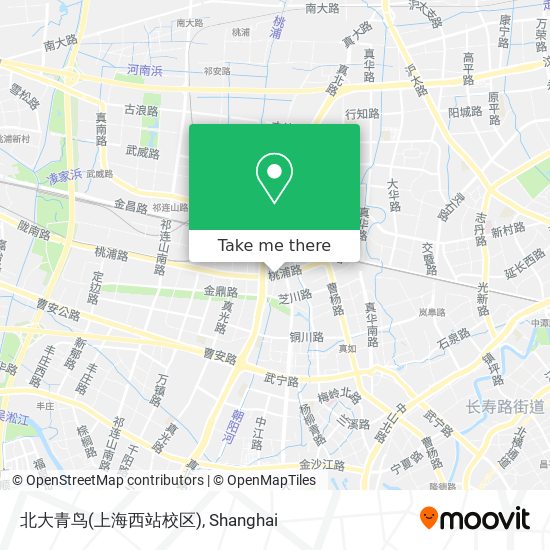 北大青鸟(上海西站校区) map