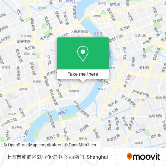 上海市黄浦区就业促进中心-西南门 map