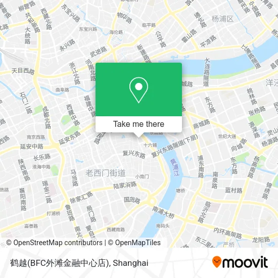 鹤越(BFC外滩金融中心店) map