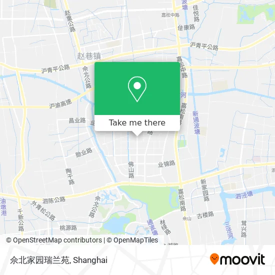 佘北家园瑞兰苑 map