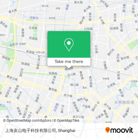 上海亥山电子科技有限公司 map