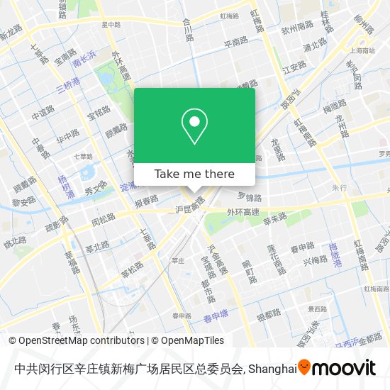中共闵行区辛庄镇新梅广场居民区总委员会 map