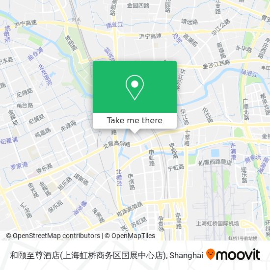 和颐至尊酒店(上海虹桥商务区国展中心店) map