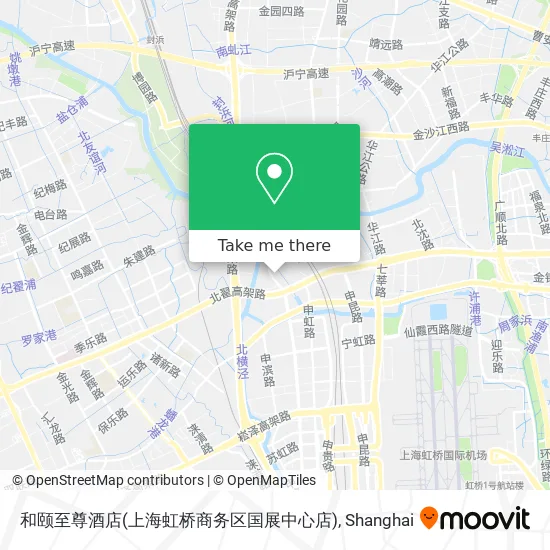 和颐至尊酒店(上海虹桥商务区国展中心店) map