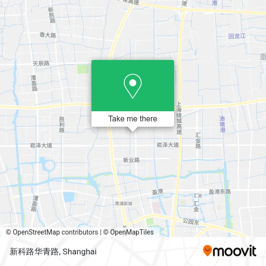 新科路华青路 map