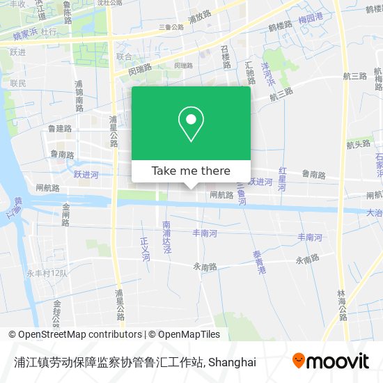 浦江镇劳动保障监察协管鲁汇工作站 map