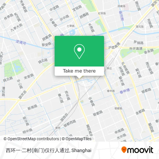 西环一·二村(南门)仅行人通过 map