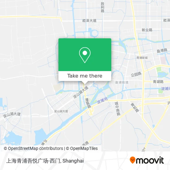 上海青浦吾悦广场-西门 map