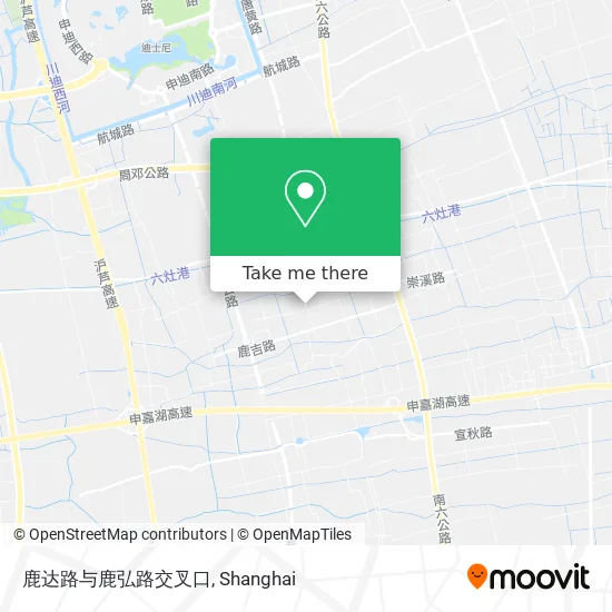 鹿达路与鹿弘路交叉口 map