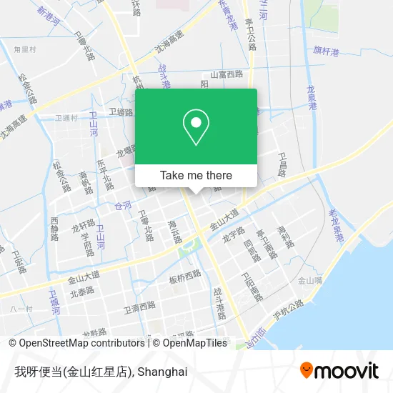 我呀便当(金山红星店) map