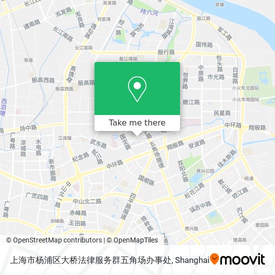 上海市杨浦区大桥法律服务群五角场办事处 map