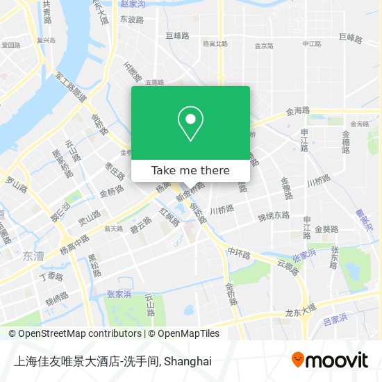 上海佳友唯景大酒店-洗手间 map