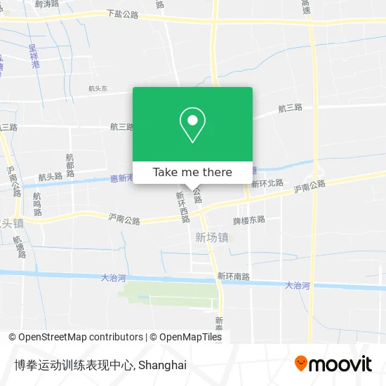 博拳运动训练表现中心 map