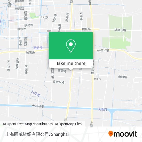 上海同威针织有限公司 map