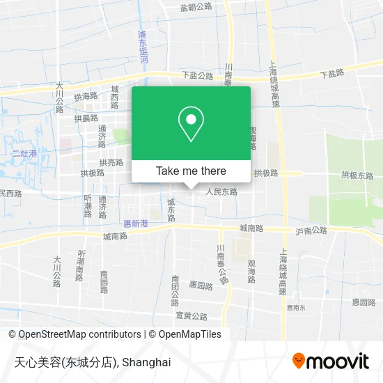 天心美容(东城分店) map