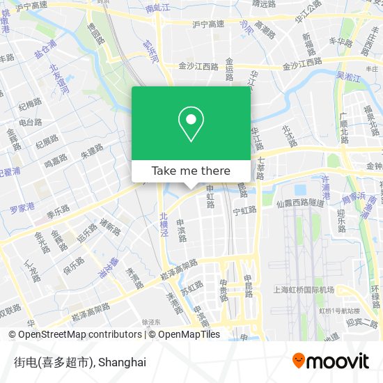 街电(喜多超市) map